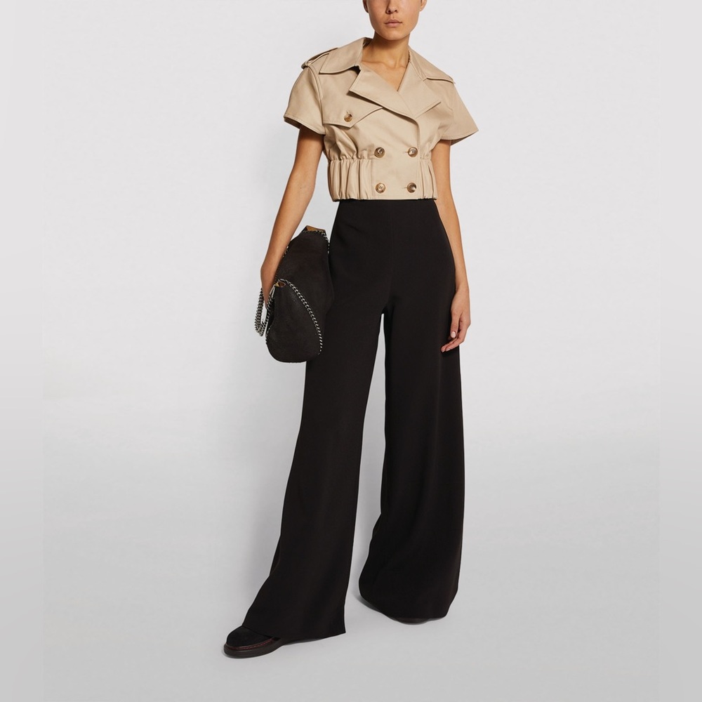 Like new ALEXANDER WANG Cropped Shirt Trench Jacket $795 L - Picture 4 of 12